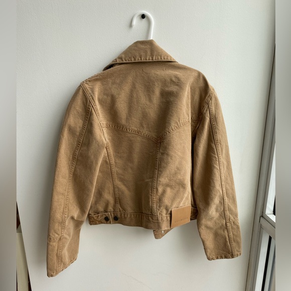 Stylish Tan Jean Jacket for Women - Picture 2 of 4